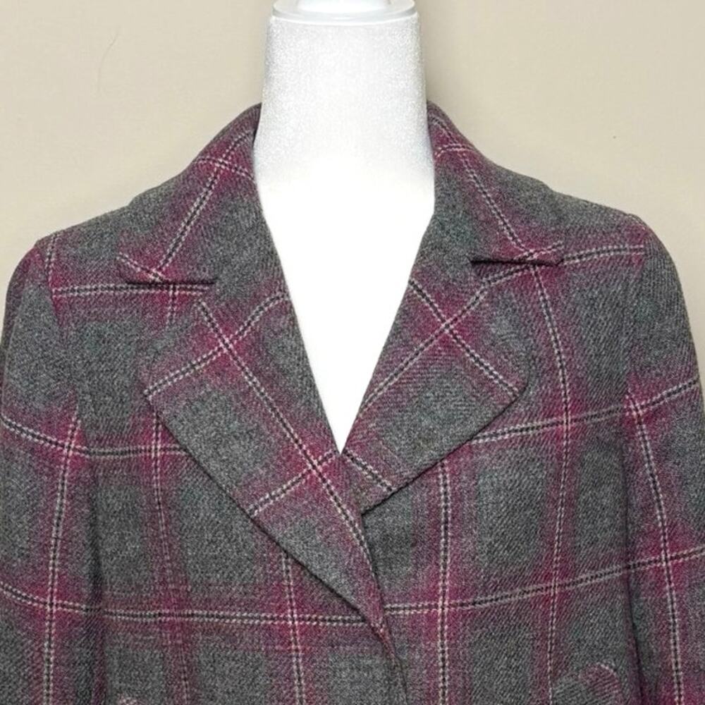 Talbots Wool Windowpane Blazer - image 2